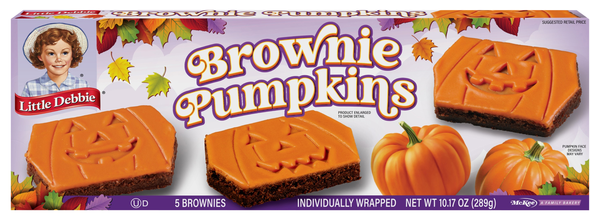 Little Debbie Brownie Pumpkins - 5 ct