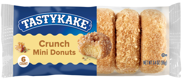 Tastykake Mini Crunch Donuts - 6 ct