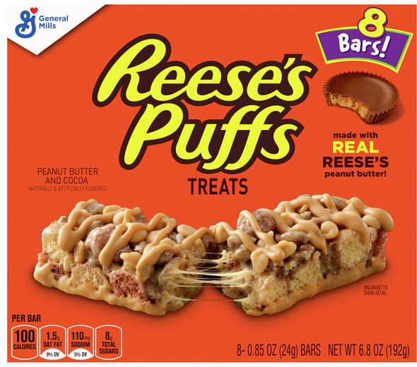 Reese's Puffs Treat Bars - 8 ct