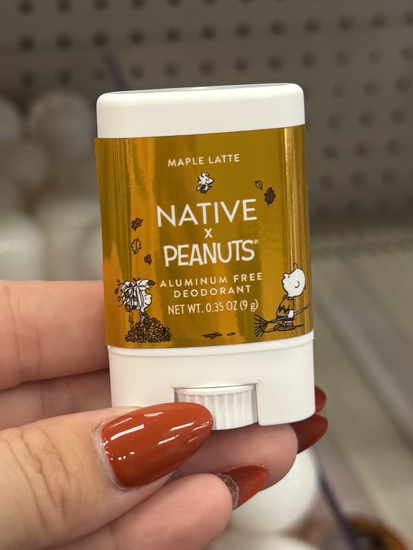 Native X Peanuts Deodorant - in store