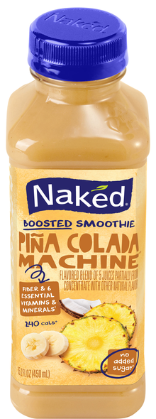 Naked No Added Sugar Pina Colada Boosted Smoothie