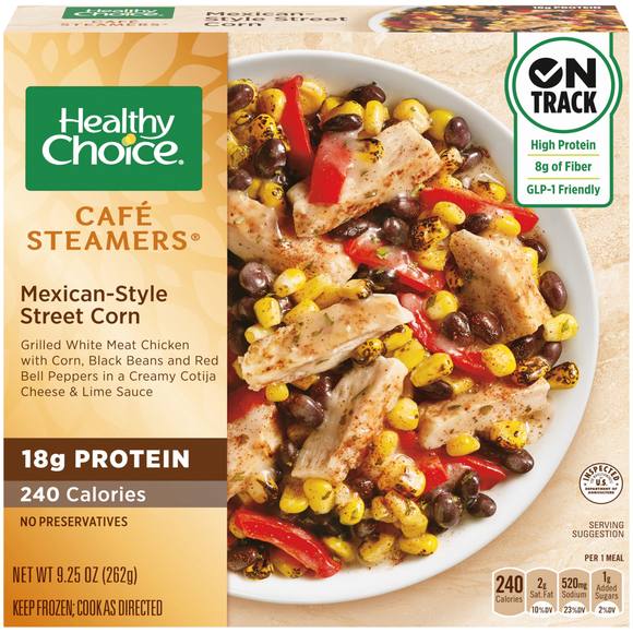 Healthy Choice Cafe Steamers Mexican-Style Street Corn Frozen Meal
