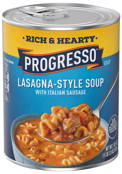 Progresso Rich & Hearty Lasagna-Style Soup with Italian Sausage