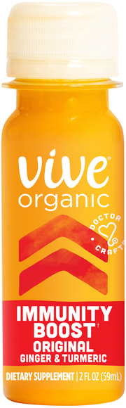 Vive Organic Original Ginger Turmeric Immunity Boost Wellness Shot