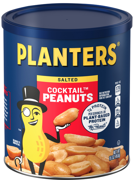 Planters Cocktail Peanuts Salted