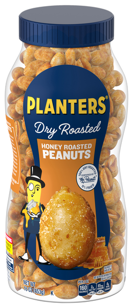 Planters Dry Roasted Honey Roasted Peanuts