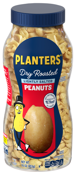 Planters Dry Roasted Lightly Salted Peanuts