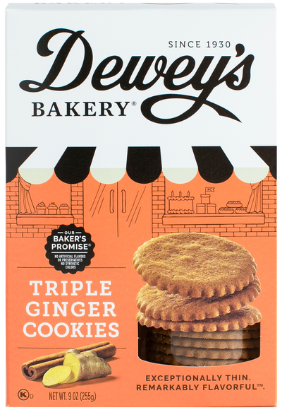 Dewey's Bakery Cookies Triple Ginger