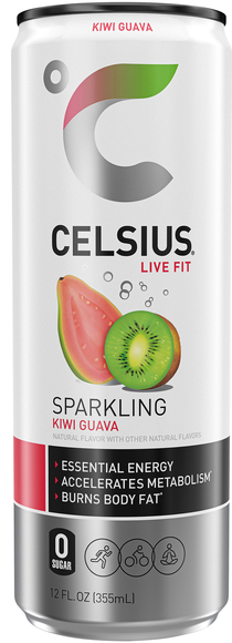 Celsius Live Fit Sparkling Kiwi Guava Energy Drink