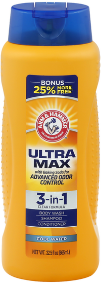 Arm & Hammer Cool Water 3-in-1 Shampoo Conditioner & Body Wash