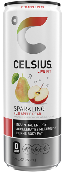 Celsius Live Fit Sparkling Fuji Apple Pear Energy Drink