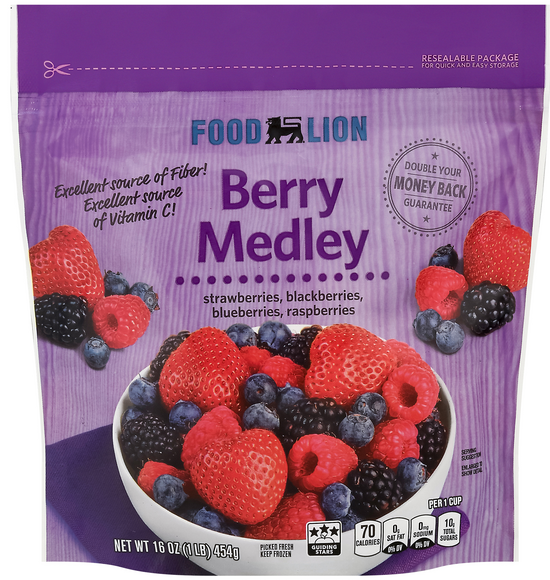 Food Lion Berry Medley Frozen