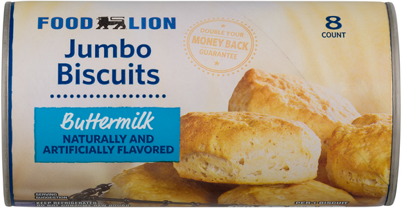 Food Lion Jumbo Buttermilk Biscuits - 8 ct