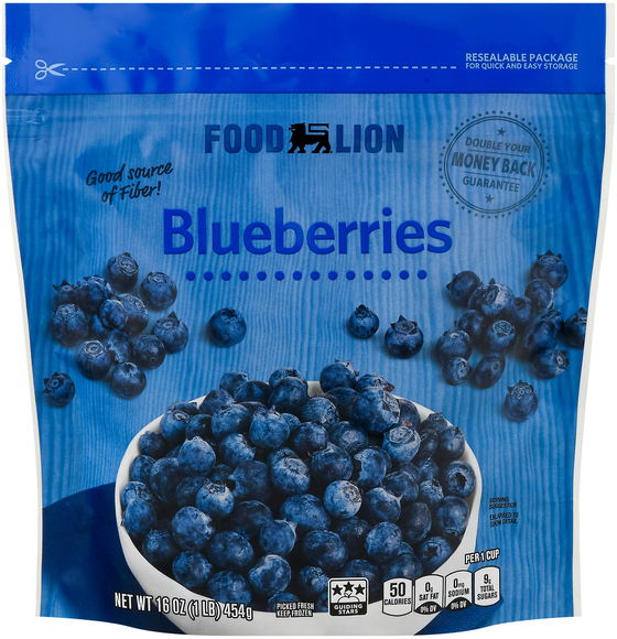 Food Lion Blueberries Frozen