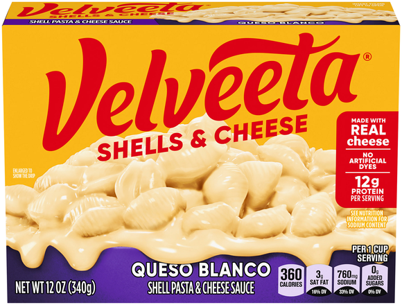 Velveeta Queso Blanco Shells & Cheese Pasta