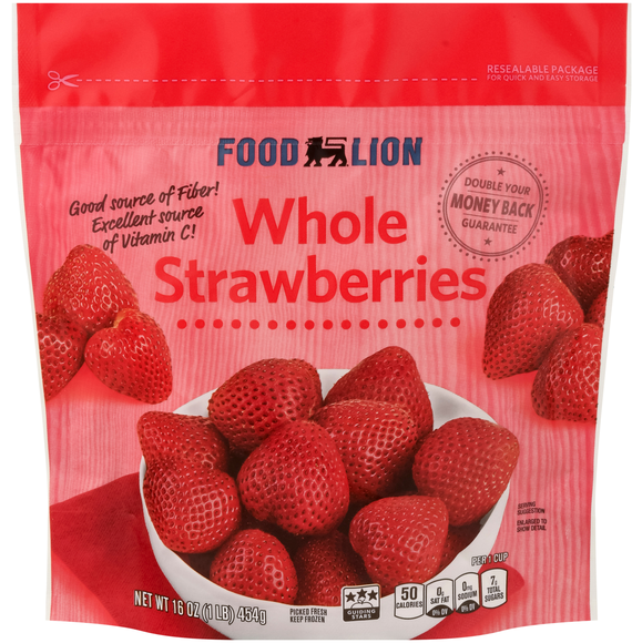 Food Lion Whole Strawberries Frozen
