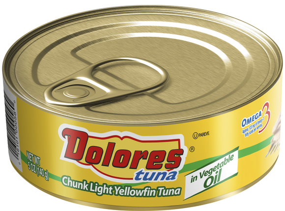 Dolores Chunk Light Yellowfin Tuna in Vegetable Oil
