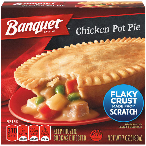 Banquet Chicken Pot Pie Frozen Meal