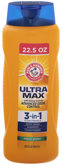 Arm & Hammer Fresh Scent 3-in-1 Shampoo Conditioner & Body Wash
