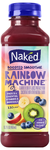 Naked No Added Sugar Rainbow Machine Boosted Smoothie