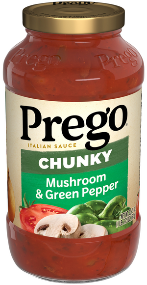Prego Chunky Mushroom & Green Pepper Italian Pasta Sauce