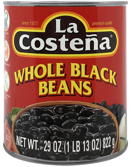 La Costena Whole Black Beans