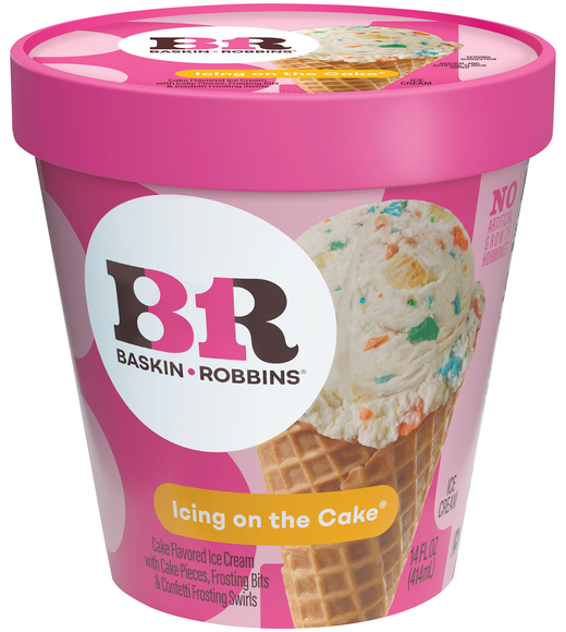 Baskin Robbins Icing on the Cake Ice Cream