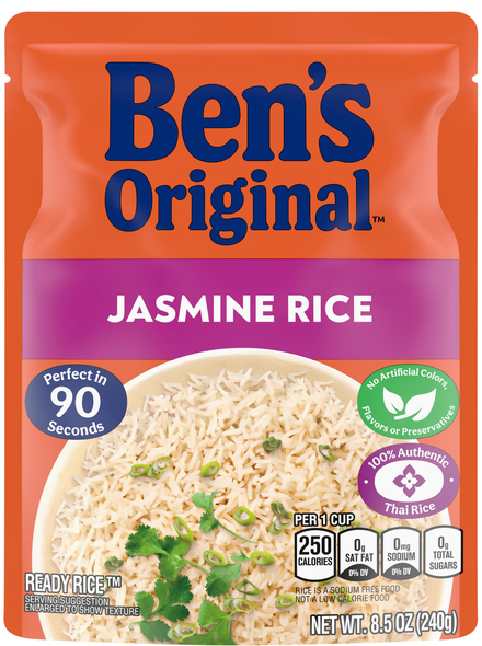 Ben's Original 90 Second Microwave White Jasmine Ready Rice
