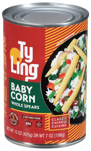 Ty Ling Whole Spears Baby Corn