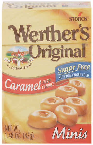 Werther's Original Sugar Free Minis Caramel Hard Candies