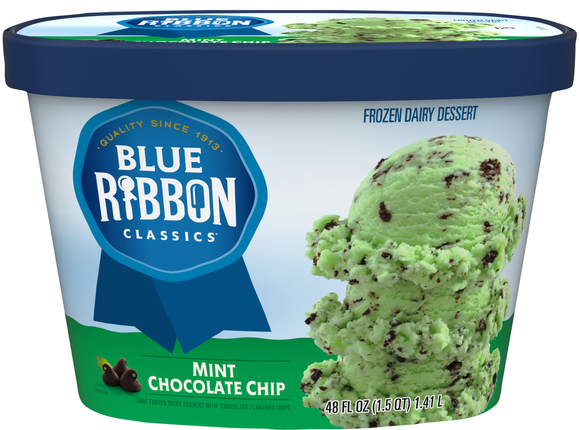 Blue Ribbon Classics Mint Chocolate Chip Frozen Dairy Dessert