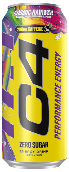 Cellucor C4 Superhuman Performance Cosmic Rainbow Energy Drink
