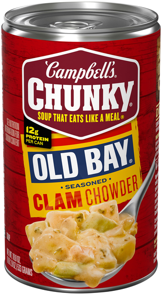 Campbell's Chunky Old Bay Seasoned Clam Chowder Soup