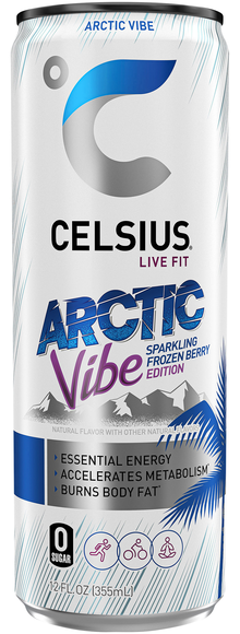 Celsius Live Fit Artic Vibe Sparkling Frozen Berry Energy Drink