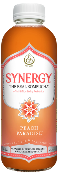 GT's Synergy Peach Paradise Raw Kombucha