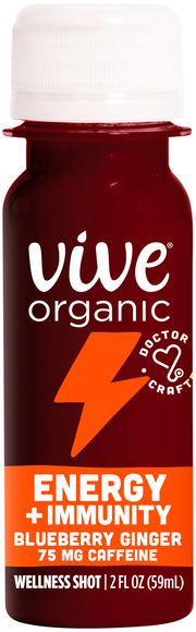 Vive Organic Blueberry Ginger Energy + Immunity Wellness Shot