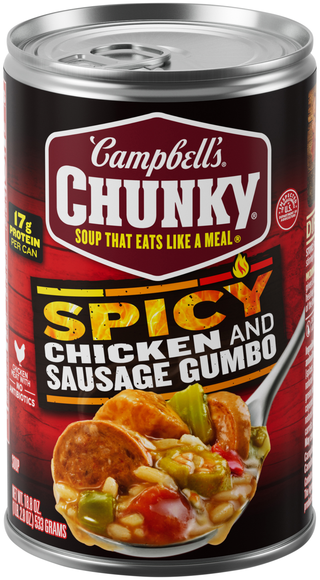 Campbell's Chunky Spicy Chicken & Sausage Gumbo Soup