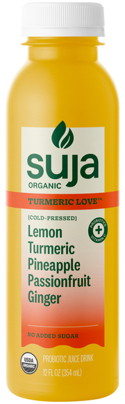 Suja Organic Turmeric Love Cold Pressed Probiotic Juice Drink