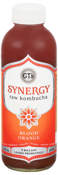 GT's Synergy Blood Orange Raw Kombucha