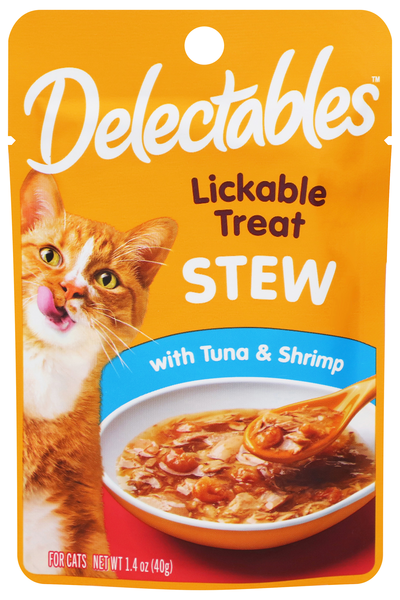 Delectables Stew Tuna & Shrimp Lickable Cat Treat