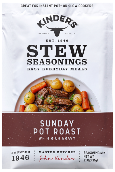 Kinder's Sunday Pot Roast with Rich Gravy Stew Seasoning Mix Packet