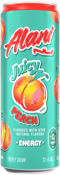 Alani Nu Zero Sugar Juicy Peach Energy Drink