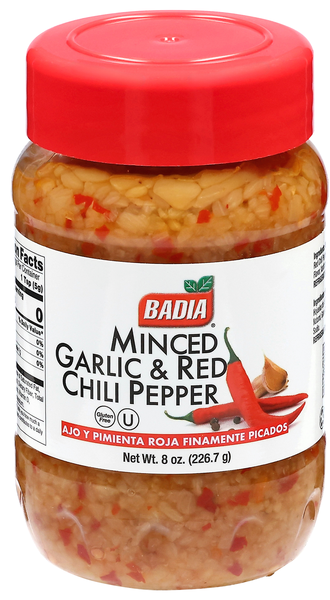 Badia Minced Garlic & Red Chili Pepper