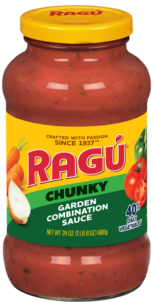 RAGU Chunky Garden Combination Pasta Sauce
