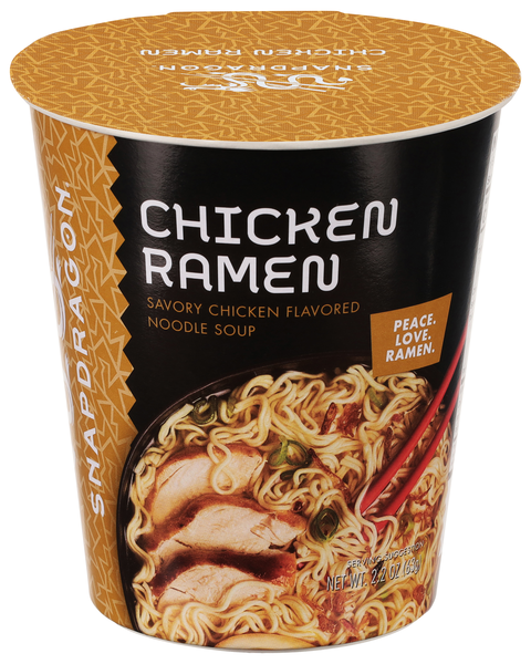 Snapdragon Chicken Flavored Ramen Noodle Soup Cup