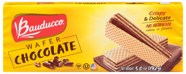 Bauducco Chocolate Wafer Cookies
