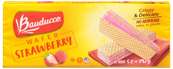 Bauducco Strawberry Wafer Cookies