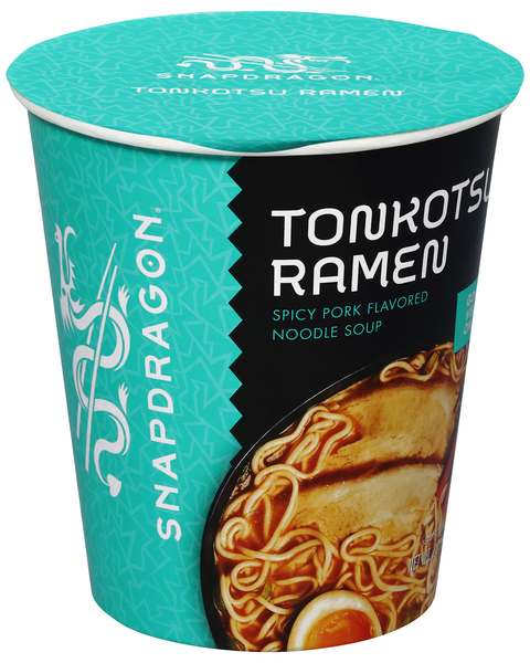 Snapdragon Tonkotsu Spicy Pork Flavored Ramen Noodle Soup Cup