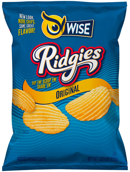 Wise Ridgies Original Potato Chips