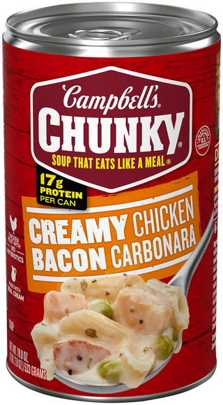 Campbell's Chunky Creamy Chicken Bacon Carbonara Soup